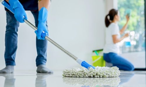 clean up